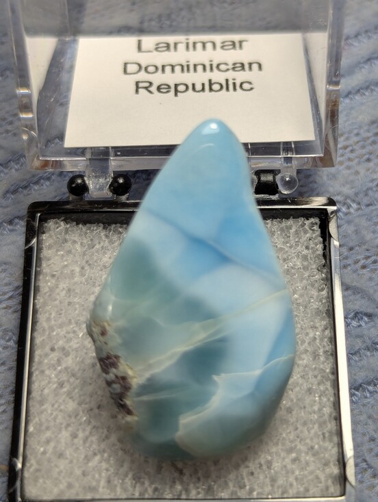 Other - Larimar Polished Chunky Slab Piece